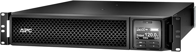 SCHNEIDER ELECTRIC APC UPS 3000VA Smart-UPS Single Phase Online Uninterruptible Power Supply, Rack Mount UPS (SRT3000RMXLA)
