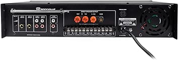 Rockville RCS180-6 180 Watt 6 Zone 70V Commercial/Restaurant Amplifier/Bluetooth