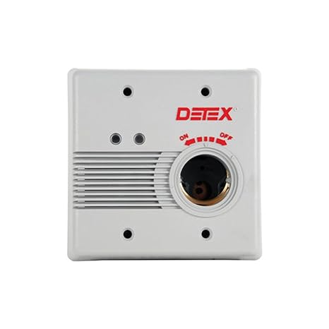 Detex EAX-2500F Gray Flush Mount Alarm Ac Powered, Gray