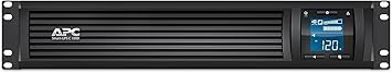 APC UPS 1000VA Smart-UPS with SmartConnect, Pure Sinewave UPS Battery Backup, Line Interactive, 120V Uninterruptible Power Supply, Rackmount UPS (SMC1000-2UC)
