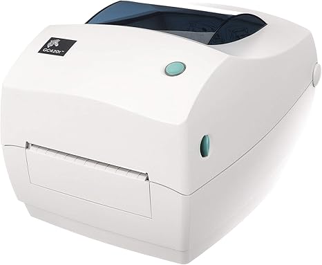 ZEBRA GC420t Thermal Transfer Desktop Printer Print Width of 4 in USB Serial and Parallel Port Connectivity GC420-100510-000