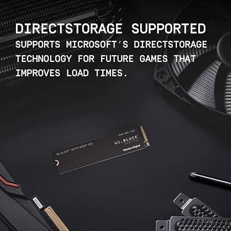 WD_BLACK 2TB SN770 NVMe Internal Gaming SSD Solid State Drive - Gen4 PCIe, M.2 2280, Up to 5,150 MB/s - WDS200T3X0E - [Previous Generation]
