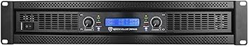 Rockville RPA16 10,000 Watt 2 Channel Power Amplifier Pro/DJ Amp+Speakon Cables