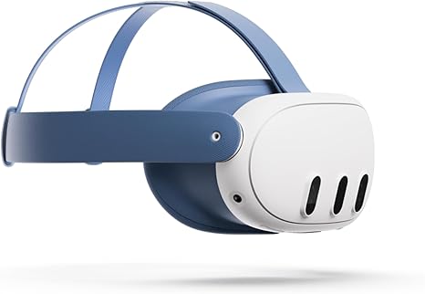 Meta Quest 3 Facial Interface and Head Strap (Elemental Blue) - Facial Interface & Head Strap Blue Edition
