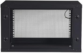 APC NetShelter 6U Wallmount Rack Enclosure Server Cabinet, AR106, Unassembled