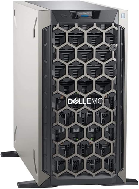Dell PowerEdge T340 Tower Server, Windows 2019 STD OS, Intel Xeon E-2124 Quad-Core 3.3GHz 8MB, 32GB DDR4 RAM, 8TB Storage, RAID, Single PSU (Renewed)