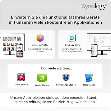 Synology DS1522+ 5-Bay Desktop NAS Solution 5x3,5/2,5" SATA HDD/SSD, 2X M.2 2280 NVMe SSD, 8GB RAM