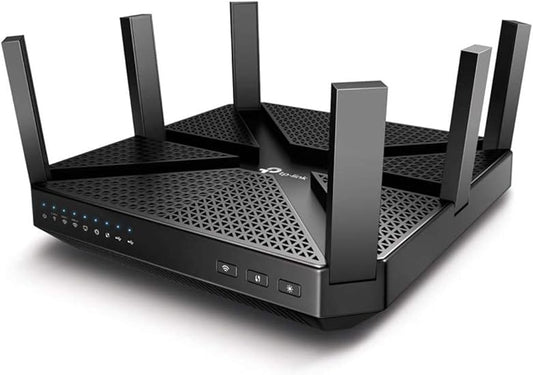 TP-Link AC4000 Tri Band WiFi Router MU-MIMO, Beamforming, Gigabit, Integrated Anti-Virus & QoS, Link Aggregation (Archer C4000)