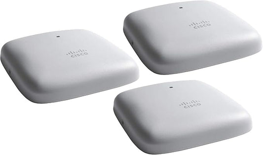 Cisco Business 240AC Wi-Fi Access Point | 802.11ac | 4x4 | 2 GbE Ports | Ceiling Mount | 3 Pack Bundle | Limited Lifetime Protection (3-CBW240AC-B)