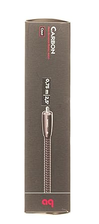 audioquest Coaxial Cable 0.75m Male 75ohm Carbon Black