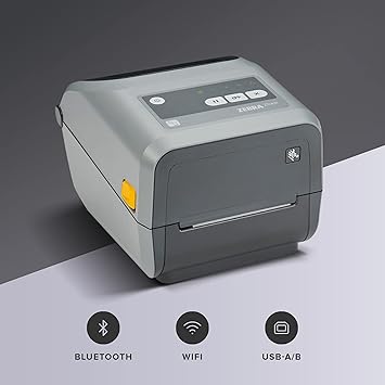 Zebra ZD421 Thermal Transfer Cartridge Desktop Printer 203 dpi Print Width 4-inch USB Ethernet 802.11ac ZD4A042-C01W01EZ