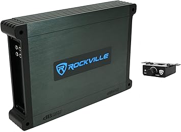 Rockville MS10LW 10" 2400w White Marine/Boat 10" LED Subwoofer+Mono Amp+Wire Kit