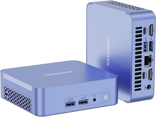 GEEKOM AX8 Pro Mini PC, AMD Ryzen7 8745HS Mini Computers， 32GB RAM, 512GB SSD, Win 11 Pro