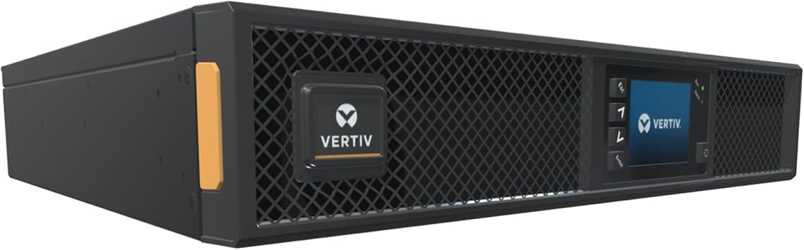 Vertiv Liebert GXT5 UPS - 750VA/750W 120V, Online Double Conversion, 2U Rack/Tower, Energy Star Certified, Lead Acid, Sine Wave, Battery Backup, 1.0 Power Factor, Colored LCD (GXT5-3000LVRT2UXL)