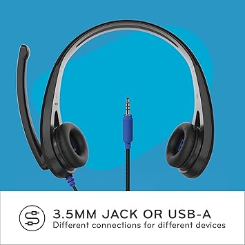 ThinkWrite Technologies / TWT Audio Ergo, TW110 | Premium On-Ear Headset with Noise Reducing Microphone 20 - Pack (3.5mm Jack)
