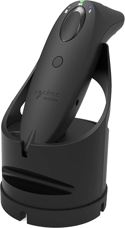 SocketScan S740, Universal Barcode Scanner, Black & Black Dock