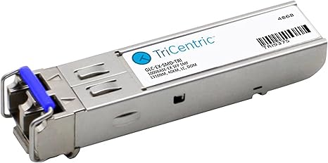 Cisco 1000BASE-EX SFP Module for Gigabit Ethernet Deployments, Hot Swappable, 5-Year Standard Warranty (GLC-EX-SMD=)