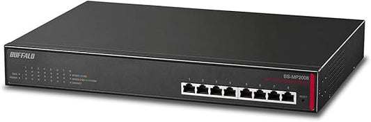 BUFFALO BS-MP2008 8-Port Multi Gigabit Switch 2.5/5/10 GbE