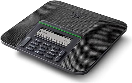 Cisco IP Conference Phone 7832, 360-Degree Microphone Coverage, 3.4-inch Monochrome LCD, Class 2 PoE, Supports 1 Line, 1-Year Limited Hardware Warranty (CP-7832-K9=), Black