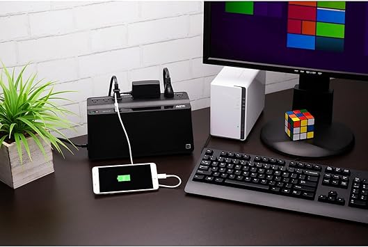 APC Back-UPS 650 Battery Backup and Surge Protector Black (BVN650M1)