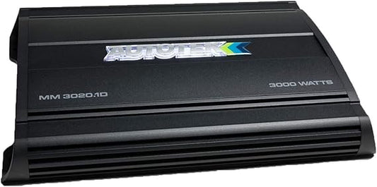 Autotek MM3020.1D Mean Machine 3000W Mono Amplifier 1-Ohm Stable Car Audio Amp',