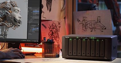 Synology 8 Bay DiskStation DS1821+ (Diskless), 8-bay; 4gb ddr4