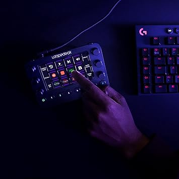 Loupedeck Live – The Custom Console for Live Streaming, Photo and Video Editing with Customizable Buttons, Dials and LED Touchscreen