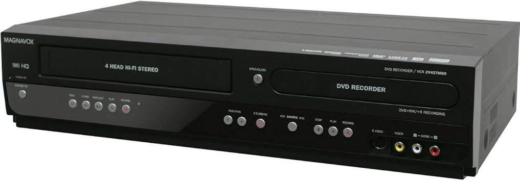 Magnavox ZV427MG9 DVD Recorder/VCR Combo, HDMI 1080p Up-Conversion, No Tuner
