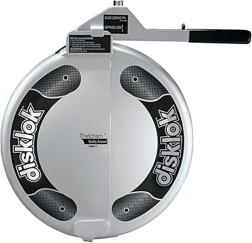Disklok Steering Wheel Full Cover Lock - Security Anti-Theft Device for Cars (Medium (39-41.5cm))