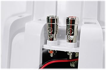 Rockville MS10LW 10" 2400w White Marine/Boat 10" LED Subwoofer+Mono Amp+Wire Kit