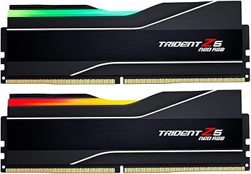 G.SKILL Trident Z5 Neo RGB Series (AMD Expo) DDR5 RAM 96GB (2x48GB) 5600MT/s CL40-40-40-89 1.25V Desktop Computer Memory UDIMM - Matte Black (F5-5600J4040D48GX2-TZ5NR)