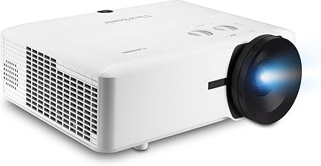 ViewSonic LS921WU 6000 Lumens WUXGA Short Throw Laser Projector for 200 Inch Screen, Dual HDMI, 4K HDR HLG Support, 1.1x Optical Zoom for Business and Education, White