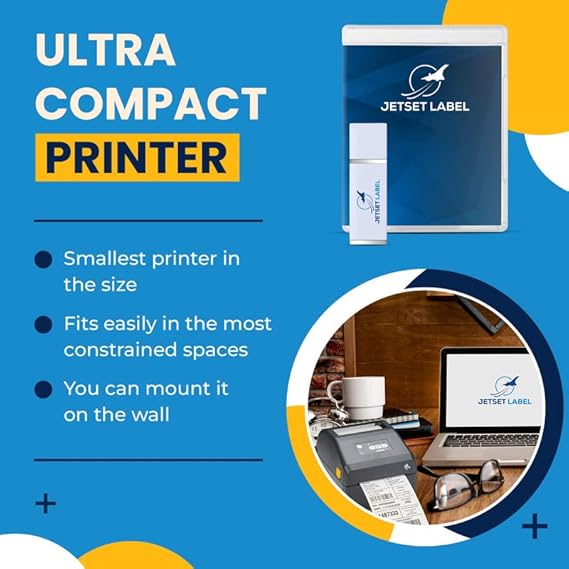 Zebra ZD421 Direct Thermal USB 203 dpi | ZD4A042-D01M00EZ 4 inch Width | Zebra GK420d Replacement | Zebra Label Printer | Includes Jetset Software