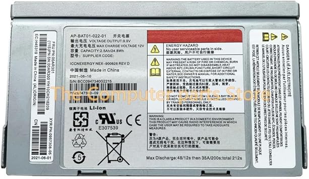 for Provide Report 85Y5898 85Y6046 00AR301 00AR300 Battery Backup Unit for IBM Storwize V7000