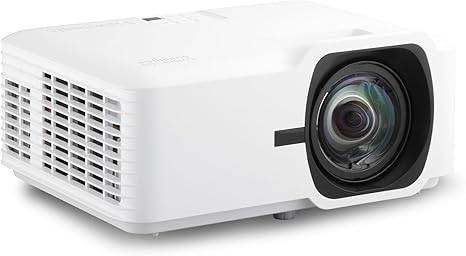 ViewSonic LS711HD 4200 Lumens 1080p Laser Projector with 0.49 Short Throw Ratio, HV Keystone, 4 Corner Adjustment, 360 Degrees Projection for Home and Office