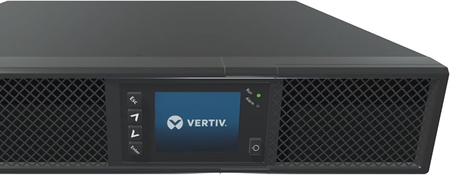 Vertiv Liebert GXT5 UPS - 750VA/750W 120V, Online Double Conversion, 2U Rack/Tower, Energy Star Certified, Lead Acid, Sine Wave, Battery Backup, 1.0 Power Factor, Colored LCD (GXT5-3000LVRT2UXL)