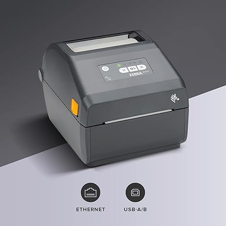 ZEBRA ZD421 Direct Thermal Desktop Printer 300 dpi Print Width 4-inch USB Ethernet ZD4A043-D01E00EZ