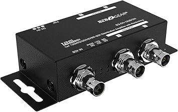 BZBGEAR 12G SDI 1X4 Splitter and Reclocking Distribution Amplifier