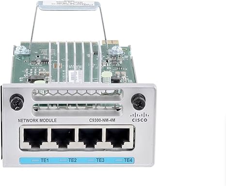Cisco C9300-NM-4M Catalyst 9300 4-Port mGIG Multi-Gigabit Network Module (Renewed)
