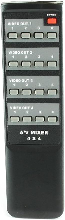 Shinybow SB-5544LCM 4x4 Composite Video/Stereo Audio Matrix Switcher
