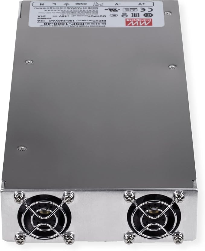 TRENDnet TI-RSP100048 1000W, 48V DC, 21A AC to DC Industrial Power Supply with PFC Function