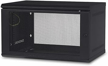 APC NetShelter 6U Wallmount Rack Enclosure Server Cabinet, AR106, Unassembled