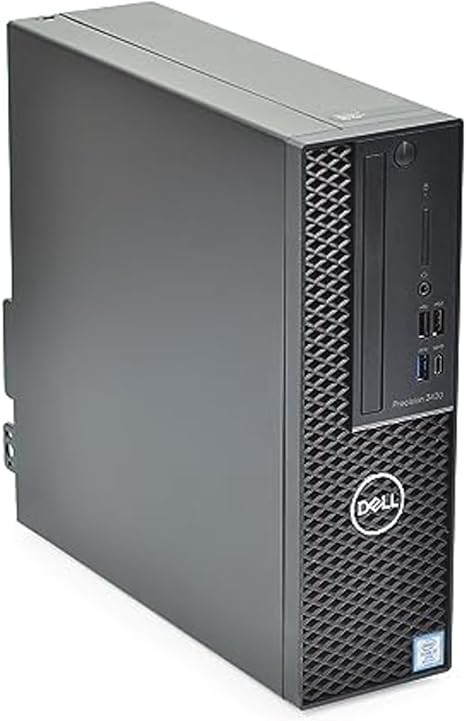 Dell Precision 3430 SFF Workstation Desktop | Core i7-8700 - 1TB SSD Hard Drive - 16GB RAM | 6 cores @ 4.6 GHz Win 11 Pro Black