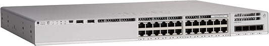 CISCO Catalyst 9200 C9200L-24P-4G Layer 3 Switch - 24 X Gigabit Ethernet Network, 4 X Gigabit Ethernet Uplink - Manageable - Twisted Pair, Optical Fiber - Modular - 3 Layer Supported
