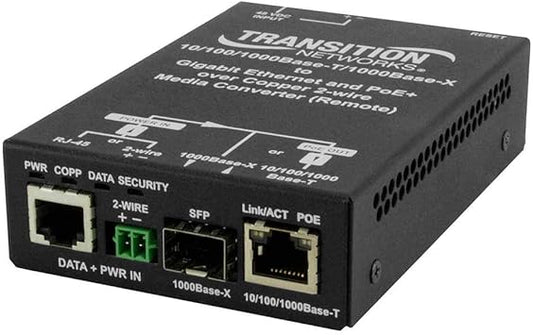 Ethernet Over 2-Wire Extender With PoE+