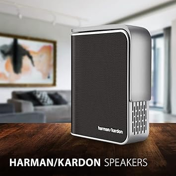 ViewSonic M1 Portable Projector with Auto Keystone Dual Harman Kardon Speakers HDMI USB Type C Auto Keystone Built-in Battery, Stream Netflix with Dongle
