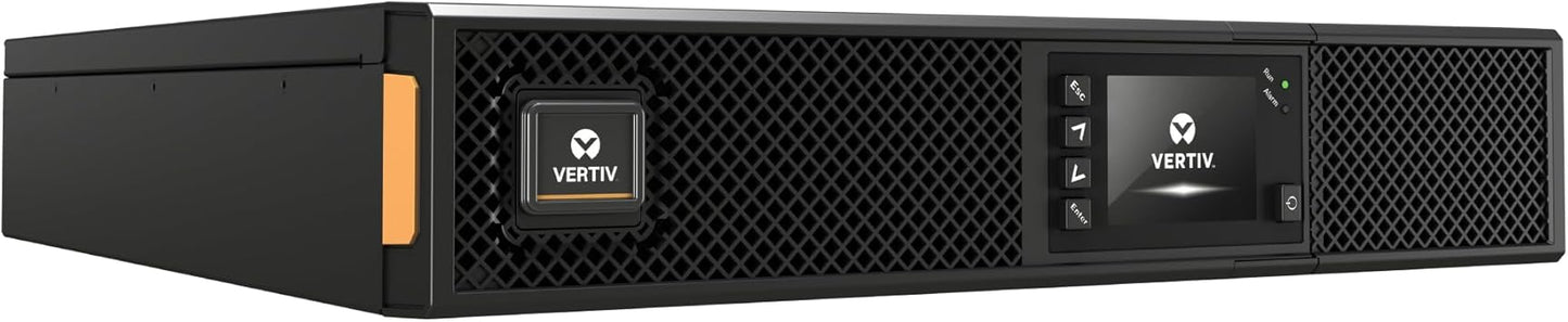 Vertiv Liebert GXT5 UPS - 1500VA/1350W 120V, Online Double Conversion, 2U Rack/Tower, Energy Star Certified, Lead Acid, Sine Wave, Battery Backup, 0.9 Power Factor, Colored LCD (GXT5-1500LVRT2UXL)