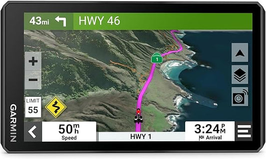 Garmin zūmo® XT2 All-Terrain Motorcycle Navigator, Ultrabright 6" Sunlight Readable Display, Visual Route Planner, and Ride Summaries