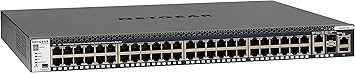 Netgear M4300-52G 48x1G 2x10GBASE-T 2xSFP Plus Stackable Switch for Intelligent Edge (GSM4352S-100NES)