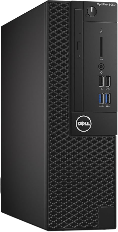 Dell Optiplex 3050 Small Form Factor (SFF), Intel Core 7th Gen i5-7500 Quad Core, 8GB DDR4 2400MHz, 128GB SSD, DVDRW, Windows 10 Pro (Renewed)